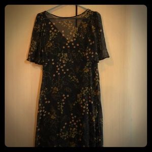 Floral cocktail dress